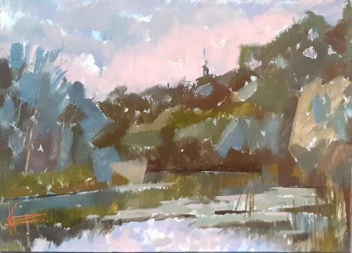 Картина «Седнівський парк», акрил, полотно. Художниця Корнієнко Оксана. Купити картину