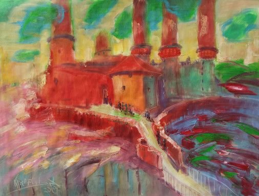 Painting «Fortress of Hope», oil, canvas. Painter Kravets Dmytro. Buy painting