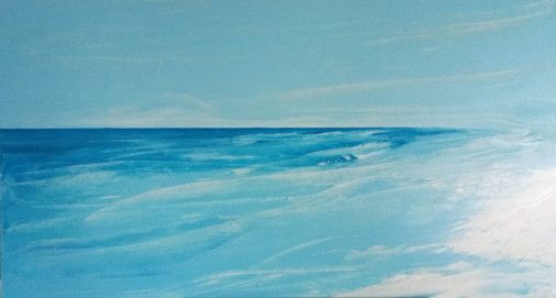 Painting «Surf», oil, canvas. Painter Lashkevych Mariia. Buy painting