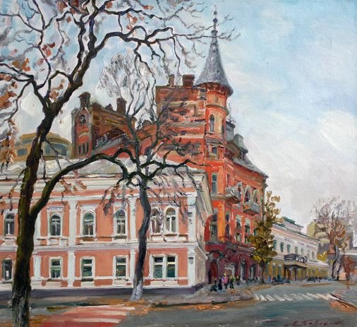 Painting «Yaroslav shaft», oil, canvas. Painter Pavlenko Leonid. Buy painting