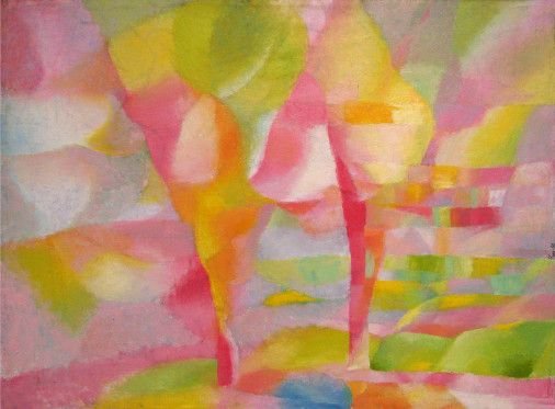 Painting «Blooming peach tree», canvas, oil. Painter Chumachenko Viktor. Buy painting