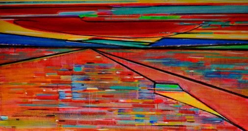 Картина «Дол крова ветров», акрил, холст. Художник Вайсбург Илья. Продана