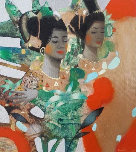 Картина «Балійська жінка -2», олійні фарби, полотно. Художниця Куліш Катерина. Купити картину