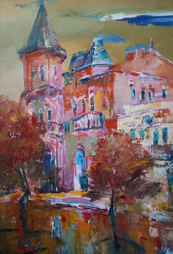 Painting «Autumn Kyiv», oil, canvas. Painter Herasymenko Nataliia. Buy painting
