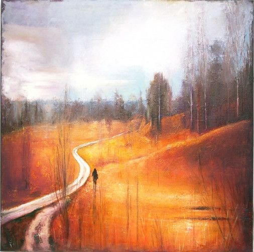 Painting «Where have you been, where are you going to?», oil, canvas. Painter Bahatska Nataliia. Buy painting