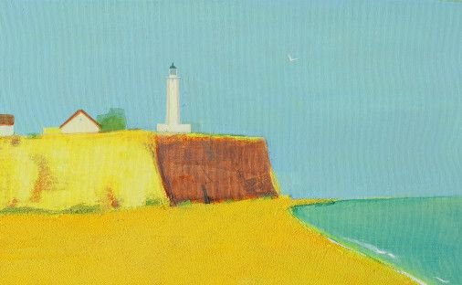 Painting «Lighthouse near the beach», acrylic, canvas. Painter Nekrakha Ihor. Buy painting