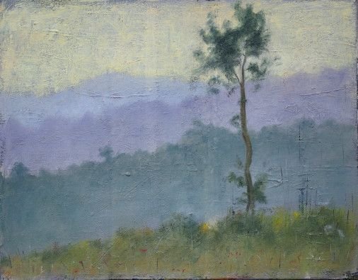 Painting «Foggy Morning», oil, canvas. Painter Bahatska Nataliia. Buy painting