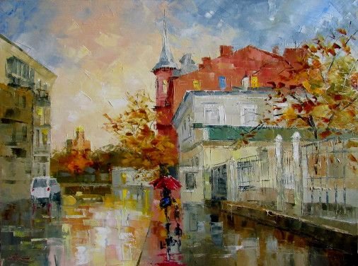 Painting «Dear Kyiv», oil, canvas. Painter Kolos Anna. Buy painting