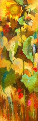 Painting «Sunflower-2», oil, canvas. Painter Korniienko Oksana. Buy painting