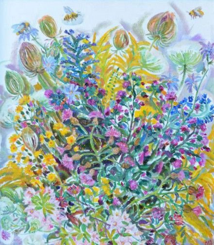 Painting «Forest flowers», oil, canvas. Painter Kyrylenko-Barannikova Halyna. Buy painting