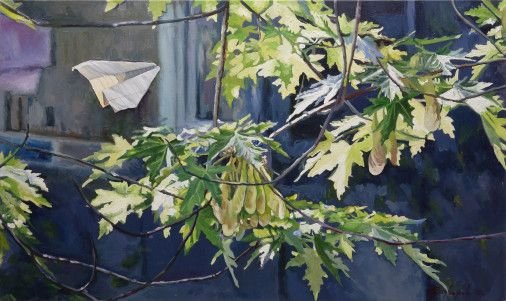 Painting «Maple Dialogue», oil, canvas. Painter Varvarov Anatolii. Sold