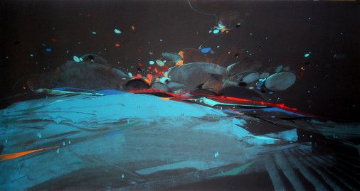 Painting «Starlight Night», acrylic, canvas. Painter Studnytska Liliia. Buy painting