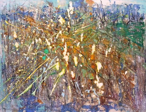 Painting «Reeds», oil, canvas. Painter Hudko Vitalii. Buy painting