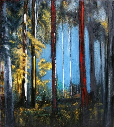 Картина «Зачарований ліс», олійні фарби, полотно. Художниця Багацька Наталія. Купити картину