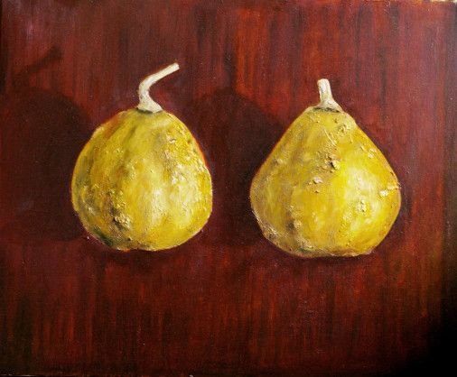 Painting «Two Pumpkins», oil, canvas. Painter Bahatska Nataliia. Buy painting