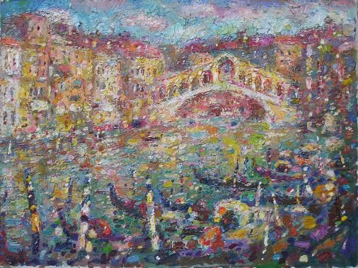 Painting «Venice», oil, canvas. Painter Chudnovsky Roman. Buy painting