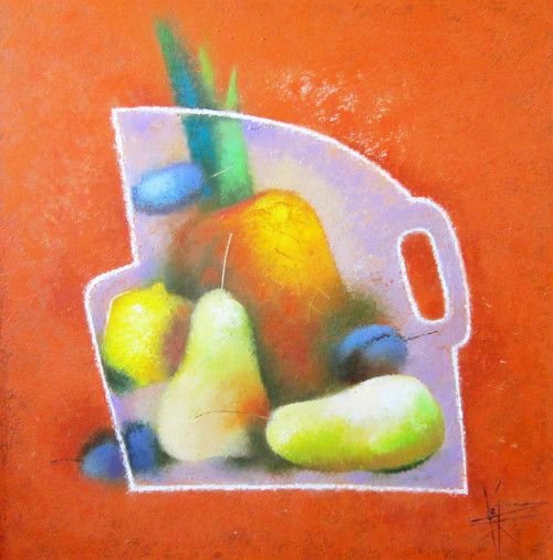 Painting «Fruits theme», oil, canvas. Painter Korniienko Oksana. Buy painting