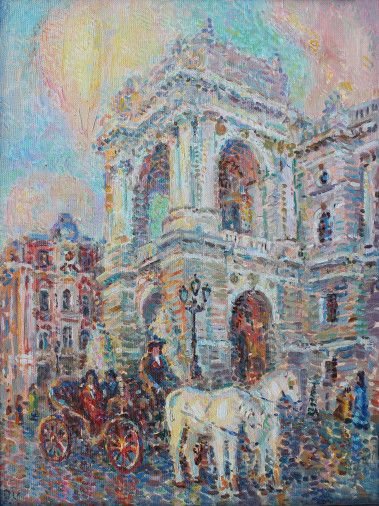 Painting «Odesa», oil, canvas. Painter Chudnovsky Roman. Buy painting