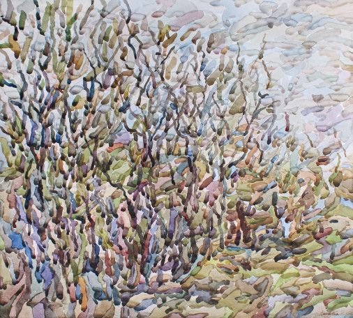 Painting «The atmosphere in the spring garden», watercolor, paper. Painter Belaschuk Tetiana. Buy painting