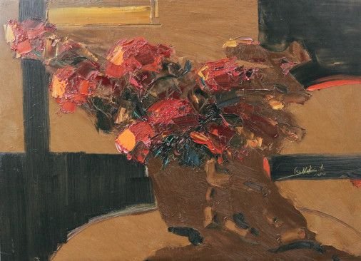 Painting «Flowers», oil, canvas. Painter Kravets Dmytro. Buy painting