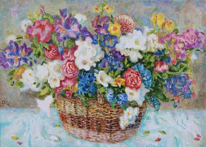 Painting «Spring», oil, canvas. Painter Chudnovsky Roman. Buy painting