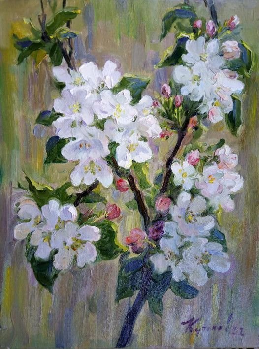 Painting «Spring awakening», oil, canvas. Painter Kutilov Yurii. Buy painting