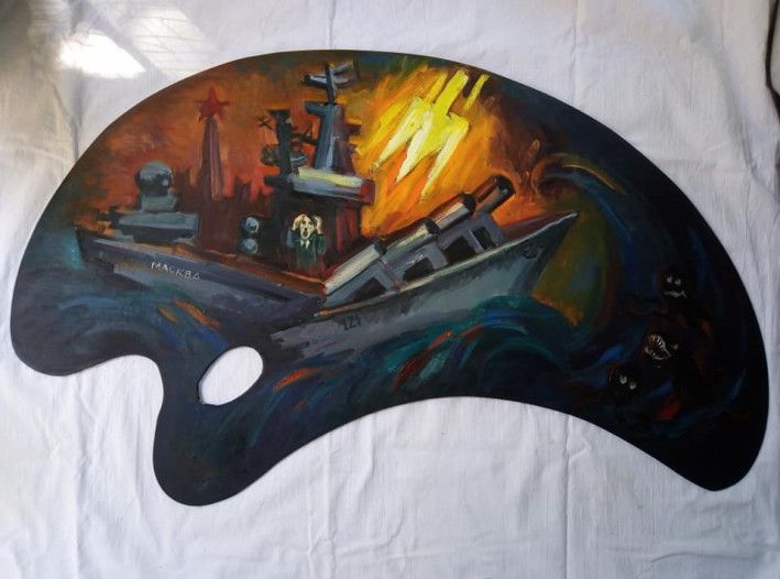 Painting «Fate», oil, levkas, plywood. Painter Kutilov Yurii. Buy painting