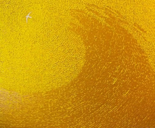 Картина «Сонце та хвилі», олійні фарби, полотно. Художник Демцю Михайло. Купити картину