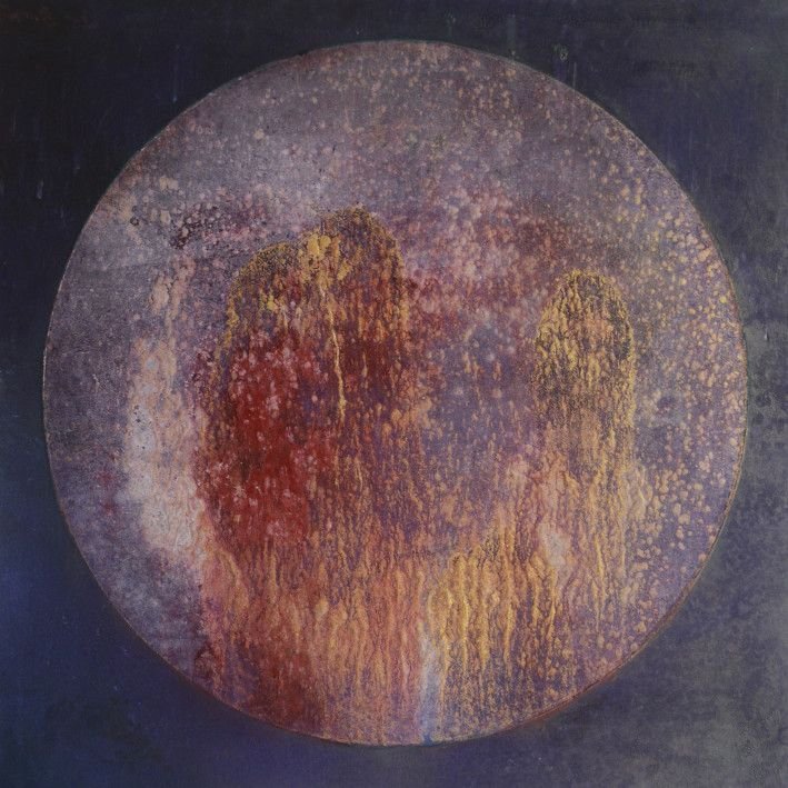 Painting «Gypsy's sun. Moon II», oil, acrylic, mixed media, linocut, monotype, paper. Painter Levina Valentyna. Buy painting