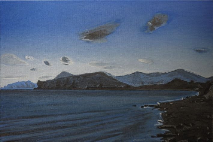 Painting «Silent Bay», oil, canvas. Painter Beliusenko Oleksii. Buy painting