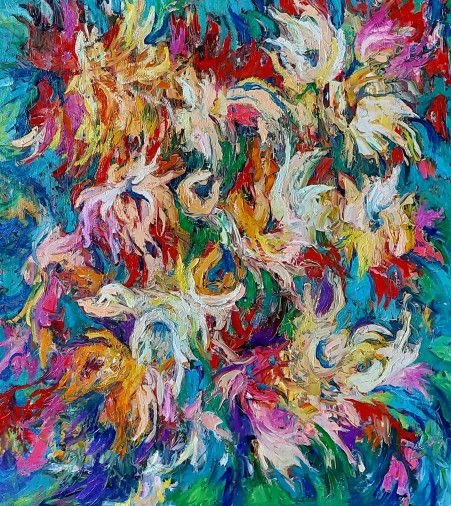 Painting «Summer whirlwind», oil, canvas. Painter Kolesnykova Iryna. Buy painting