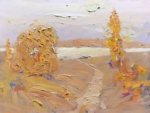 Painting «Autumn gold and silver», oil, canvas. Painter Ivaniv Viktor. Buy painting