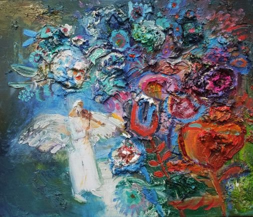 Painting «Violinist», oil, canvas. Painter Pantelemonova Inna. Buy painting