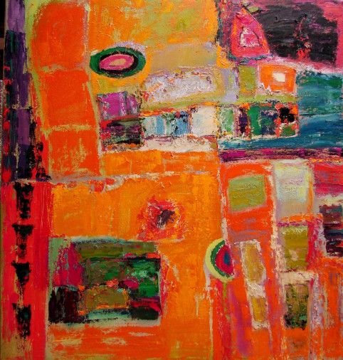 Painting «Do you like orange?», oil, canvas. Painter Shuliak Tetiana. Buy painting