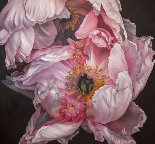 Картина «Розовое спокойствие», масло, холст. Художница Алехина Анастасия. Купить картину