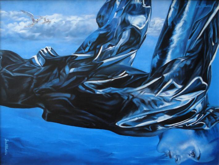 Картина “Чорне море. Синiй Янгол.”