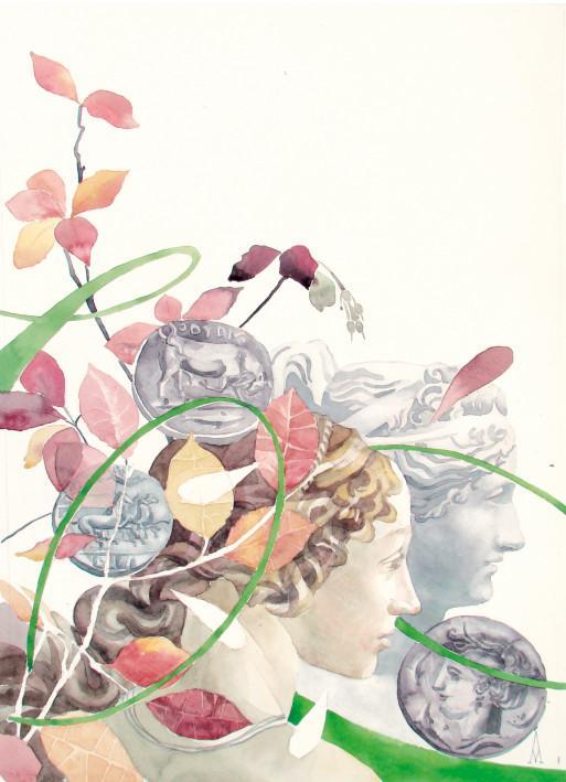 Картина «Весна», акварель, папір. Художниця Моргунова Альона. Купити картину