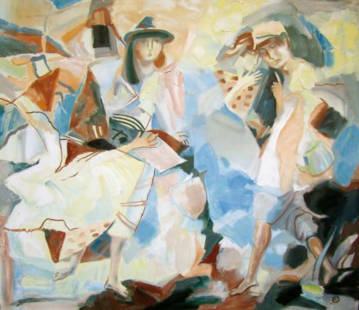 Painting «Rehearsal», oil, canvas. Painter Erofeeva Olga. Buy painting