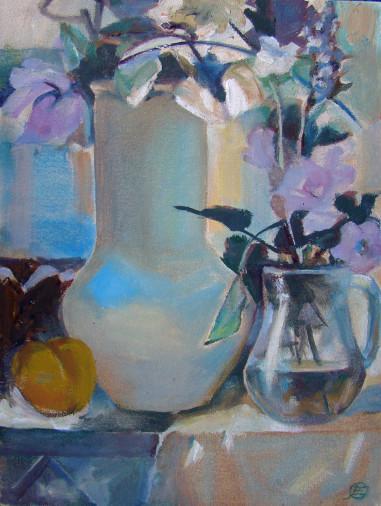 Painting «Still life with a jug», oil, canvas. Painter Erofeeva Olga. Buy painting