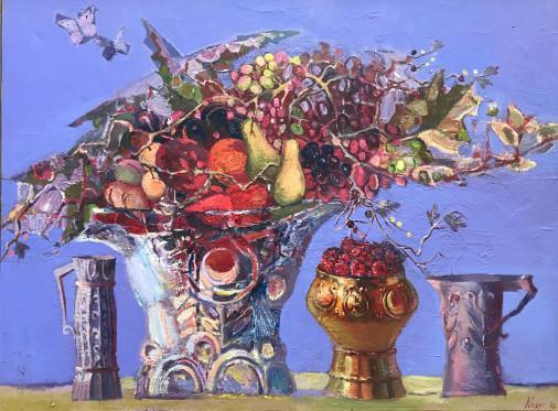 Painting «Fresh from the garden», oil, canvas. Painter Yakymashchenko Leonora. Buy painting