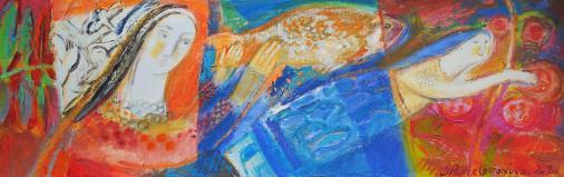 Картина «Жива вода», олійні фарби, полотно. Художниця Пантелемонова Інна. Купити картину