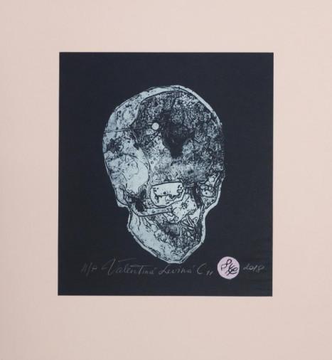 Painting «Skull I», etching, paper. Painter Levina Valentyna. Buy painting