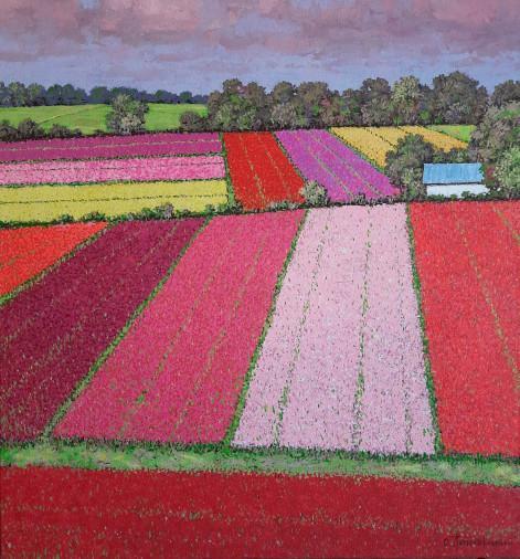 Painting «Flowering fields 2», acrylic, canvas. Painter Patykovskyi Serhiy. Buy painting