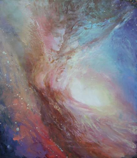 Картина «Галактика», олійні фарби, полотно. Художниця Самойлик Олена. Купити картину