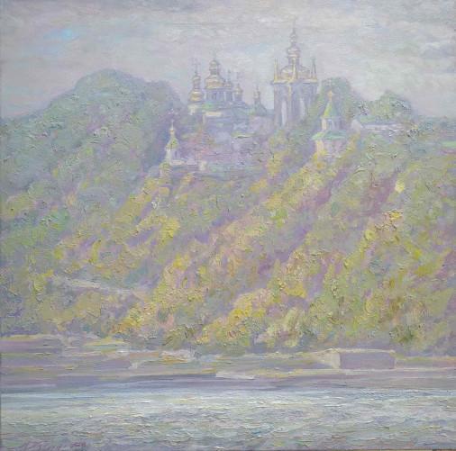 Painting «View of the Kyiv-Pechersk Lavra», oil, canvas. Painter Pavlenko Leonid. Buy painting