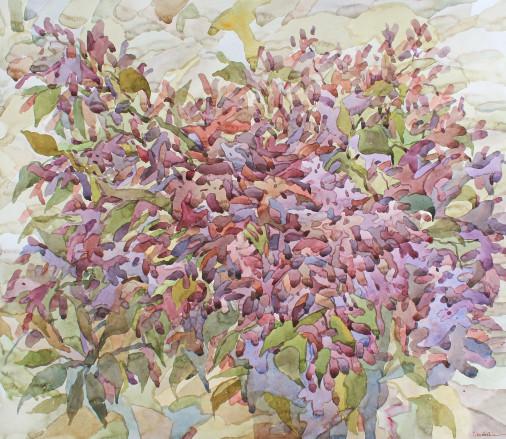 Painting «Lilac Blossom», watercolor, paper. Painter Belaschuk Tetiana. Buy painting