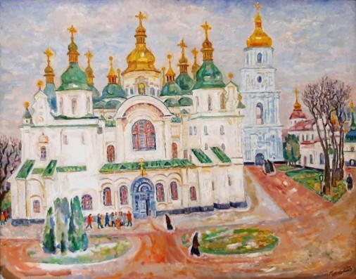 Painting «Sofia Kyiv», oil, canvas. Painter Kyrylenko-Barannikova Halyna. Buy painting