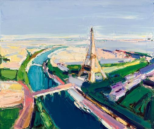 Painting «Paris», oil, canvas. Painter Depko Iryna. Buy painting