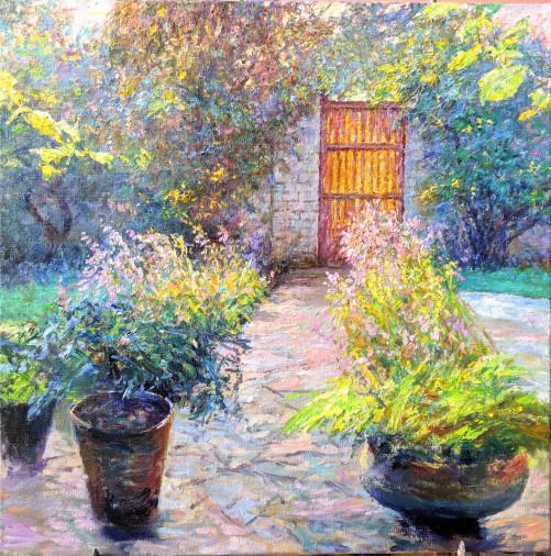 Painting «A gate in the wall», oil, canvas. Painter Gunchenko Svіtlana. Buy painting