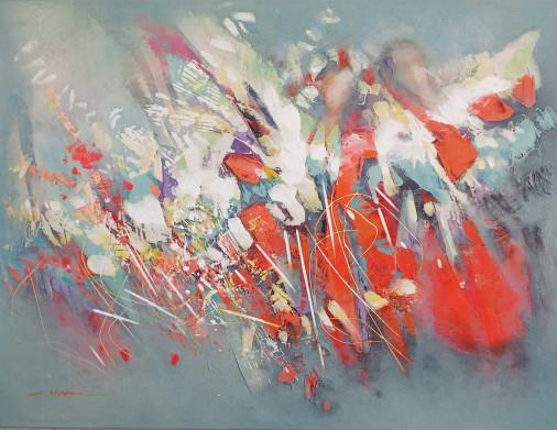 Painting «A plot of the dance», oil, levkas, canvas. Painter Hudko Vitalii. Buy painting
